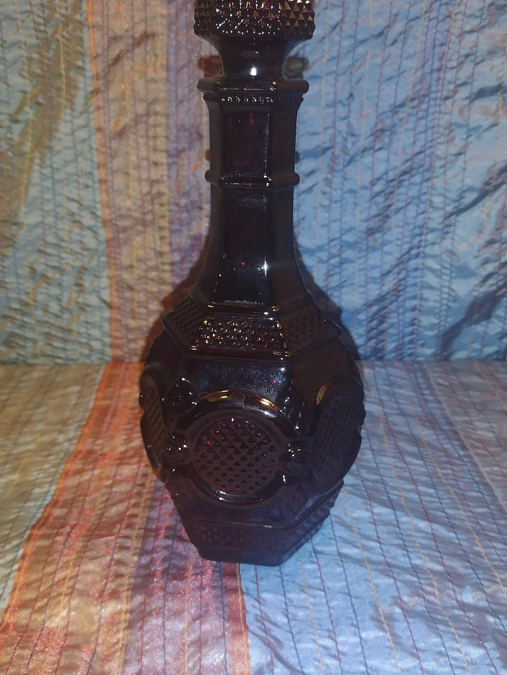 Avon Cape Cod Glass Decanter Vase